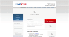 Desktop Screenshot of klimatsystem.com